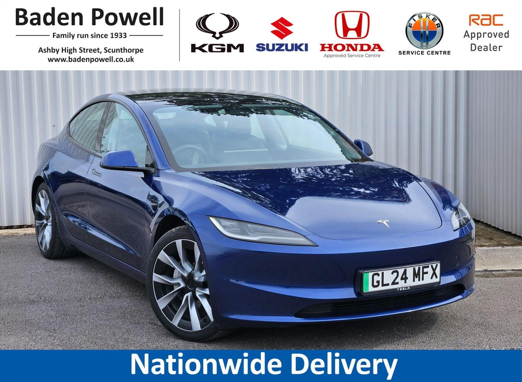 2024 Tesla model 3 dual