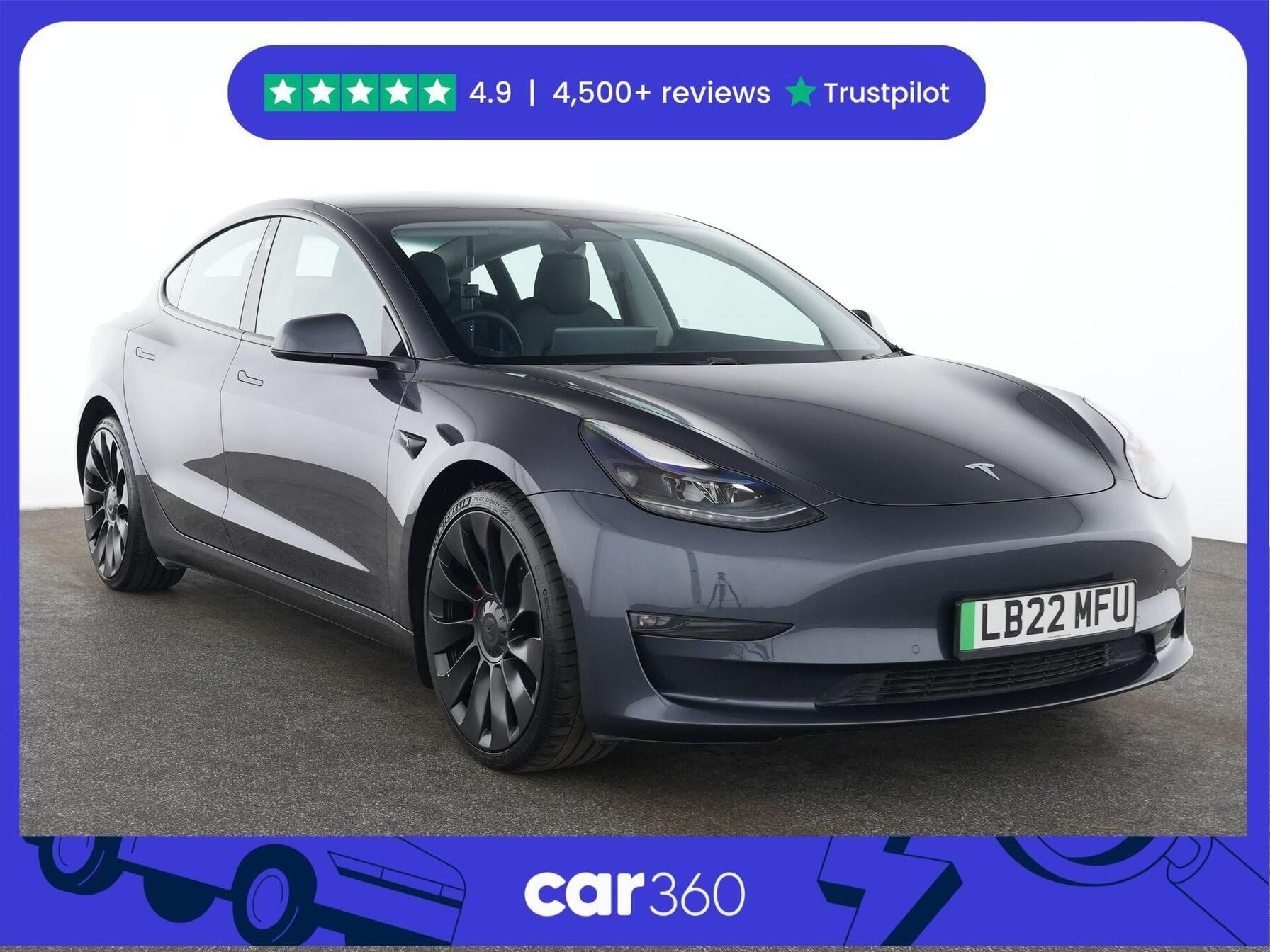 2022 Tesla model 3 dual