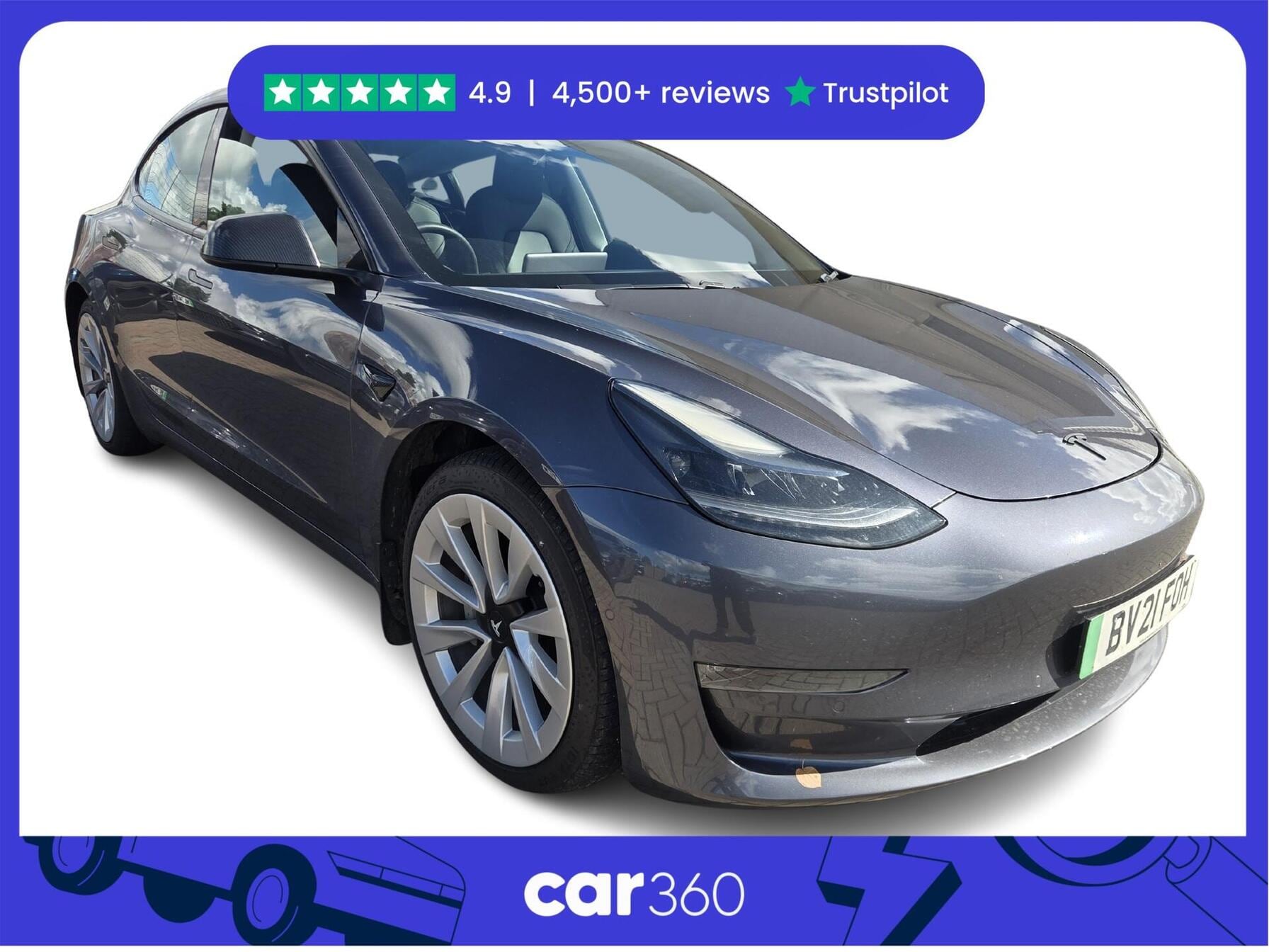 2021 Tesla model 3 dual