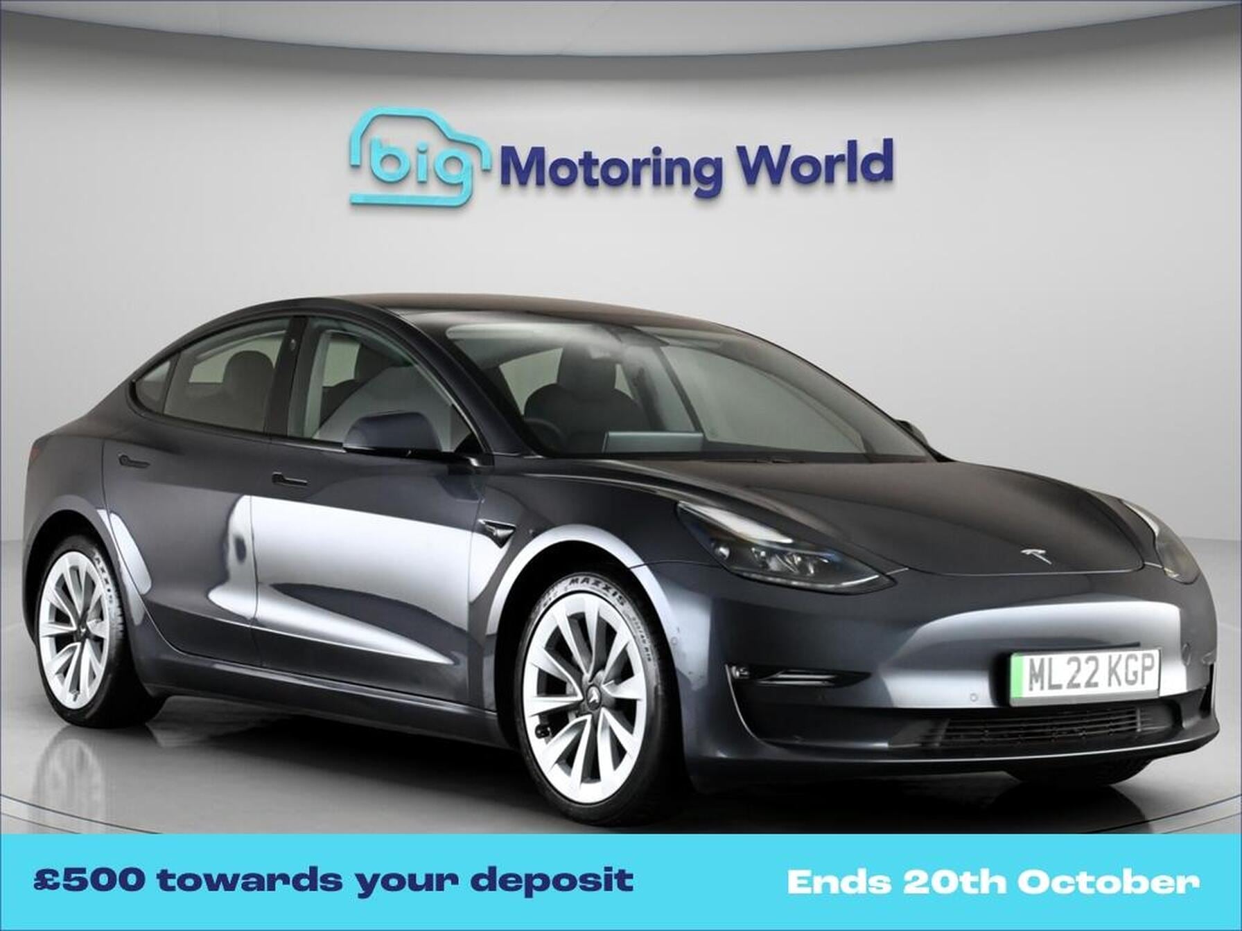 2022 Tesla model 3 dual