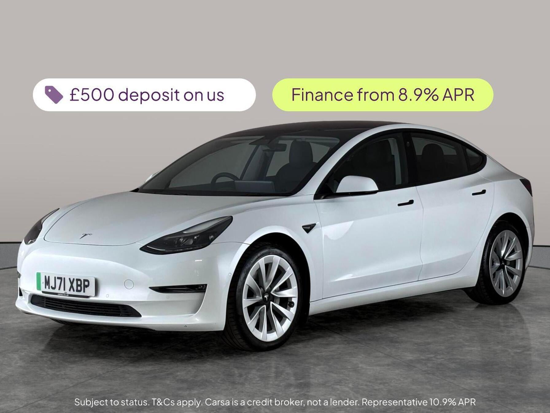 2021 Tesla model 3 dual