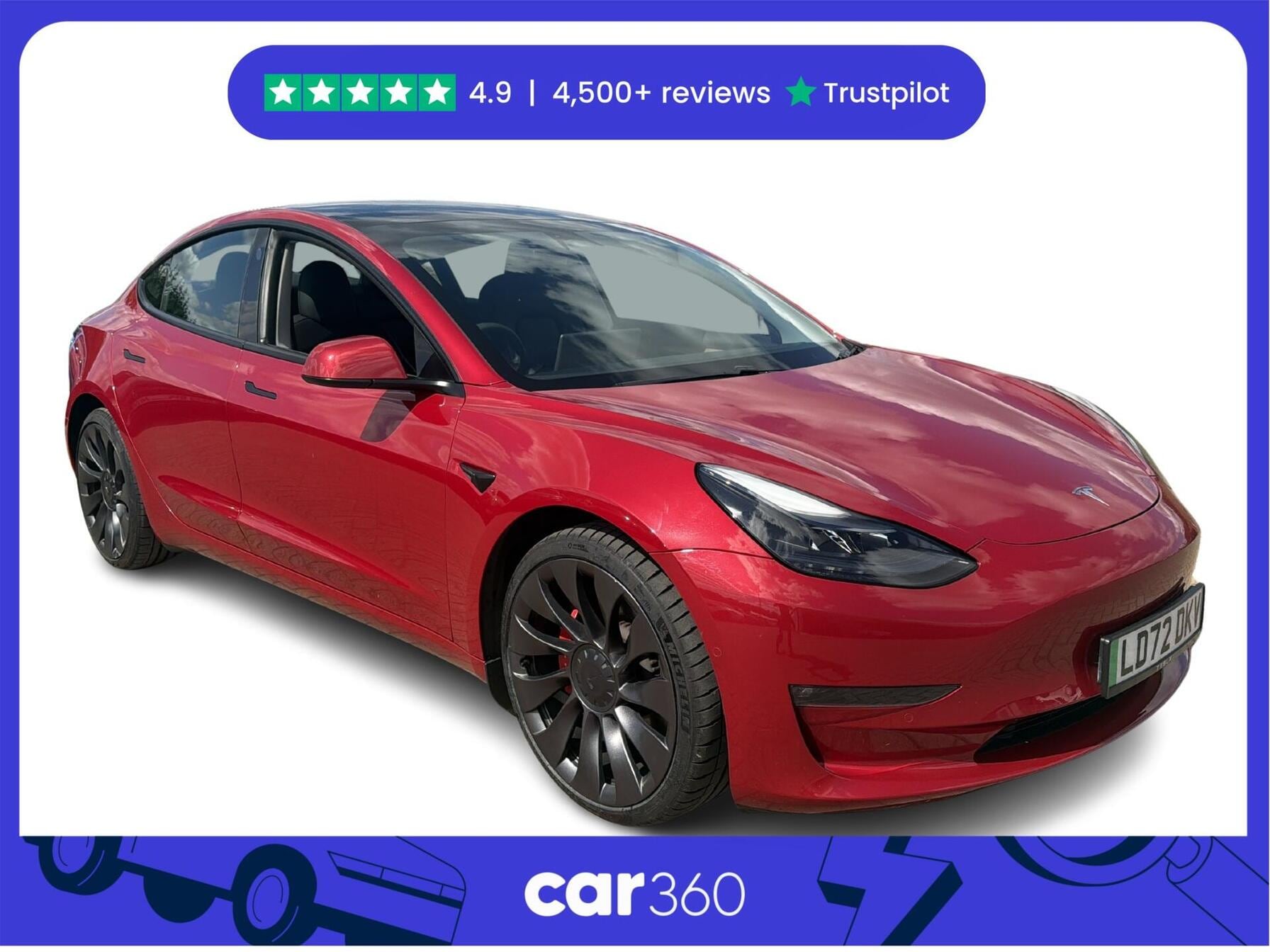 2022 Tesla model 3 dual