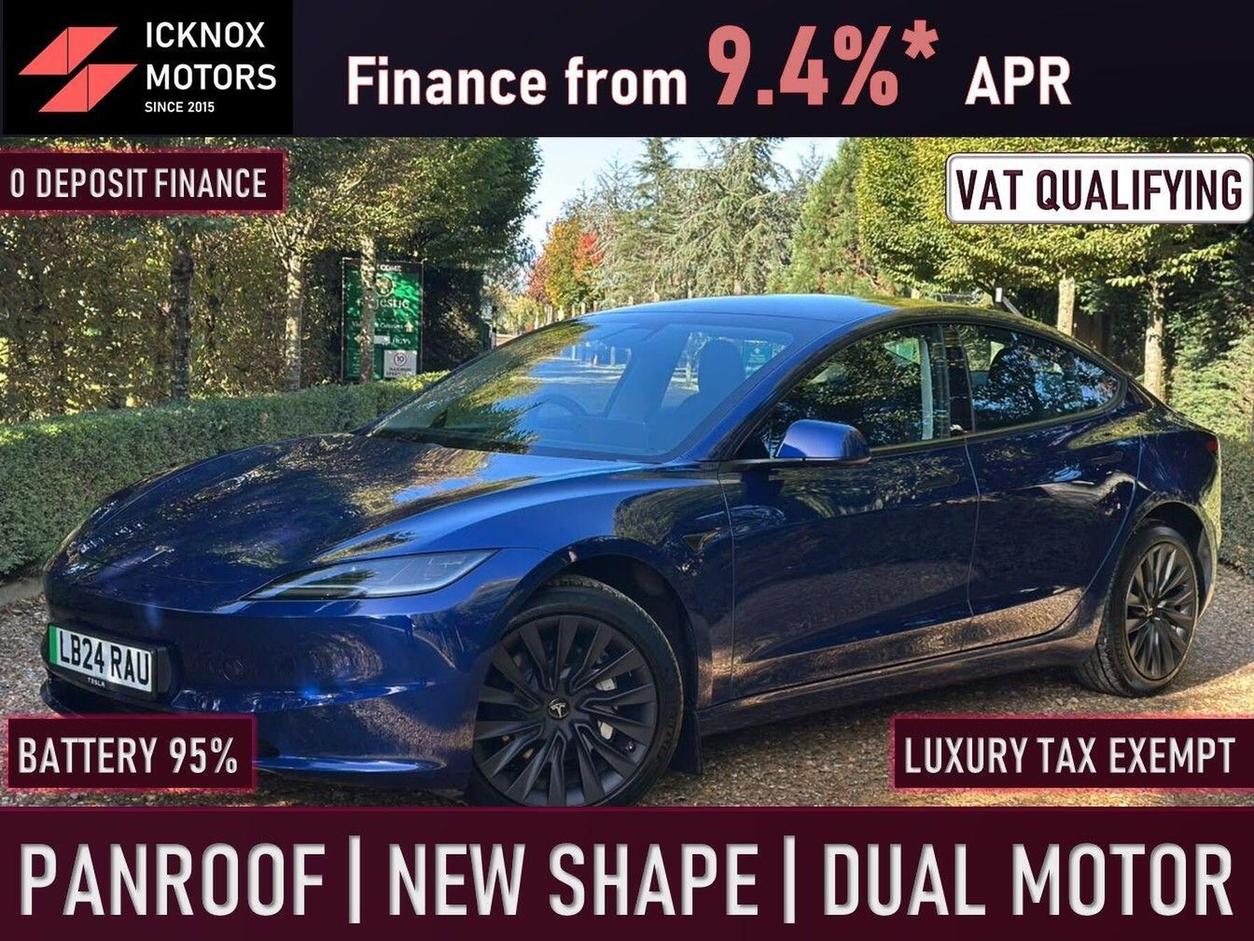 2024 Tesla model 3 dual