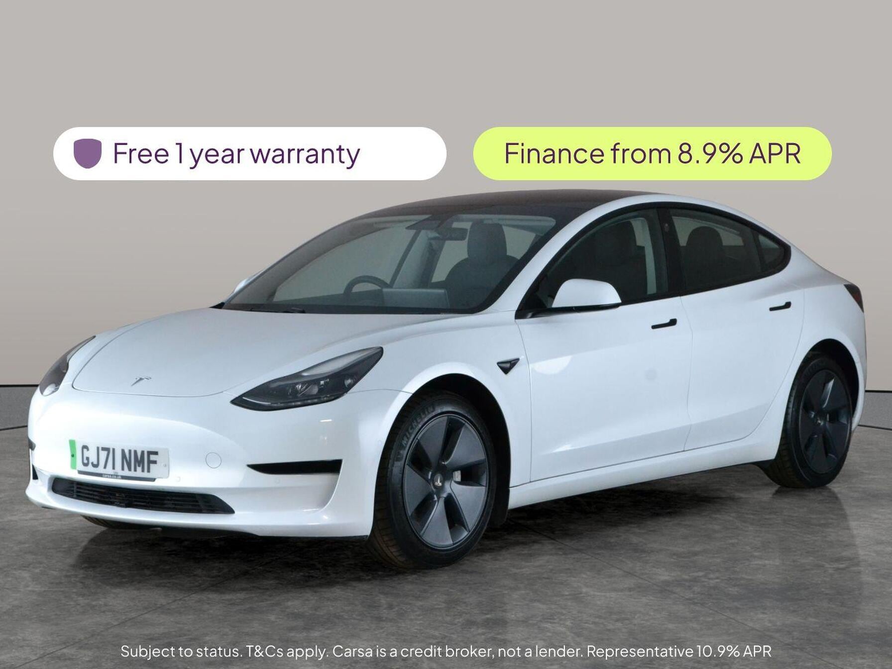 2021 Tesla model 3 standard