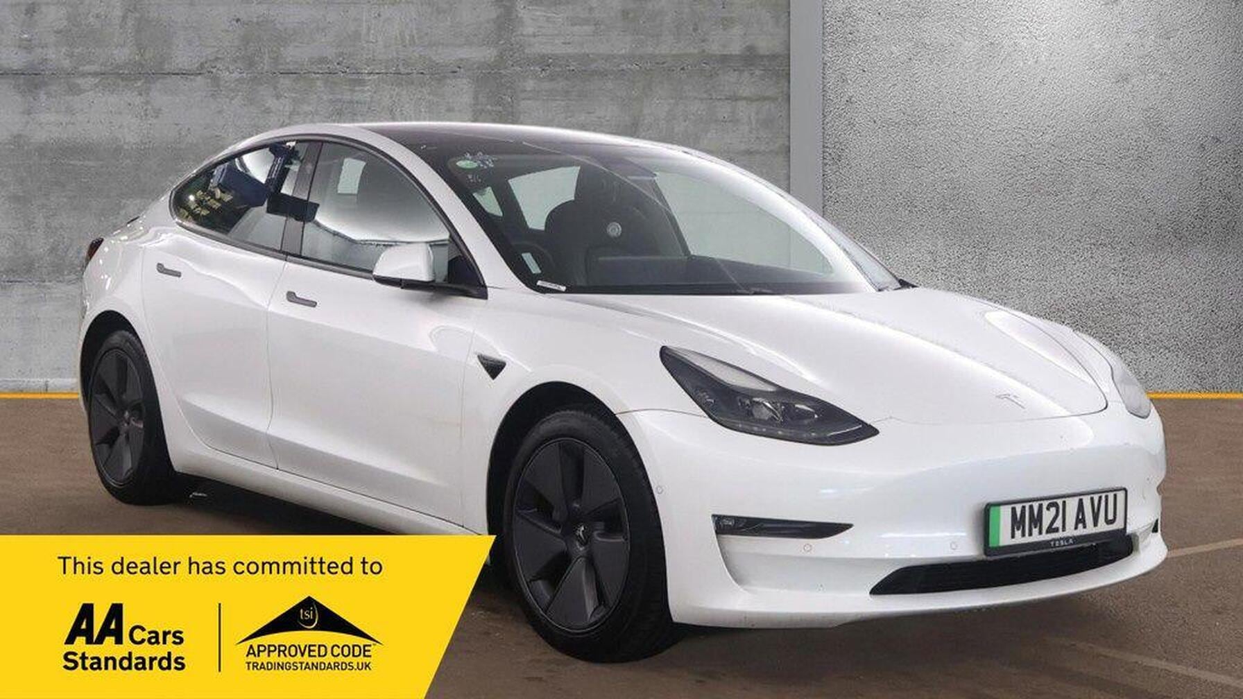 2021 Tesla model 3 dual
